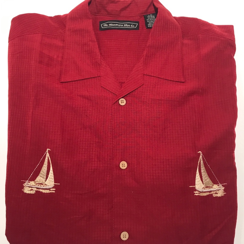 The Havanera Shirt Co. w/ Embroidered SailBoats